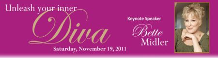 Unlease Your Inner Diva With Keynote Speaker Bette Midler, Sat, Nov 19th, Philadelphia