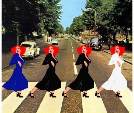The Betteles - Abbey Road (Art Work: Charles Little)