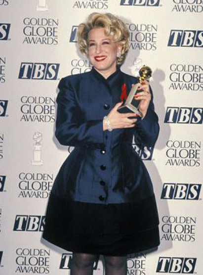 BetteBack January 20, 1992: Bette Midler Takes Best Actress Comedy/Musical For "For The Boys At The Golden Globes