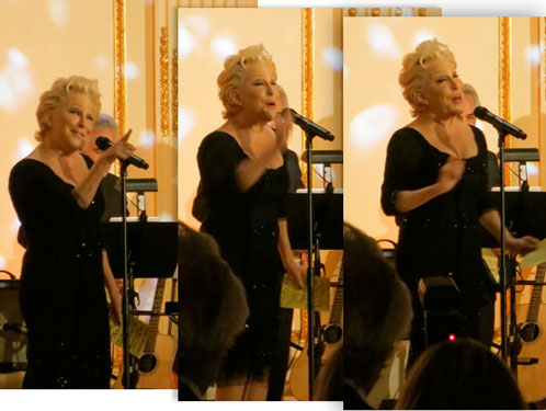 Bette Midler Performing For The Audubon Society Gala (1-17-2013)