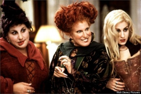 HOCUS POCUS, Kathy Najimy, Bette Midler, Sarah Jessica Parker, 1993