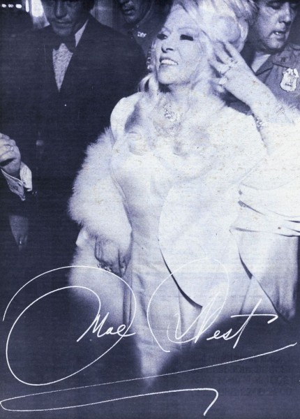 Since Bette Midler Will Be Playing Mae West: A West Interview 1974 (Thanks George!)