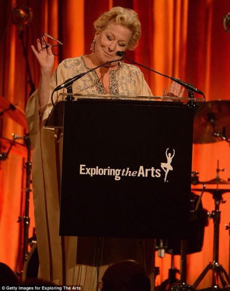 Bette attends The 8th Annual Exploring The Arts Gala in New York last night