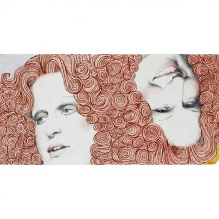 Richard Amsel's concept art for 'The Divine Miss M' album cover,