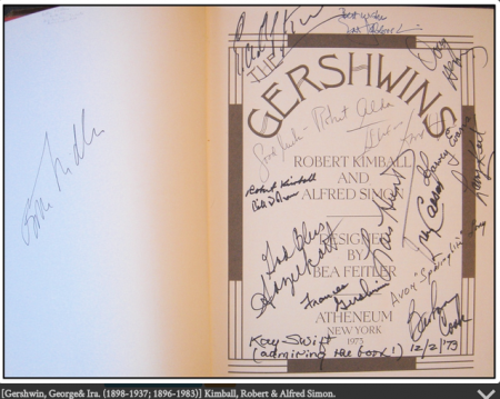 Ira Gershwin Tribute 1975 Avery Fisher Hall Lincoln Center