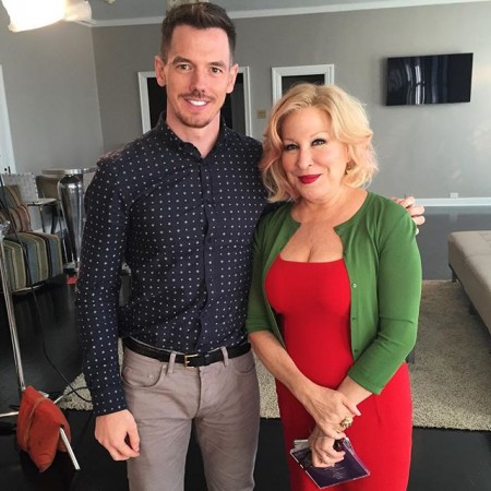 Bette with interviewer John for an article on A Gift Of Love