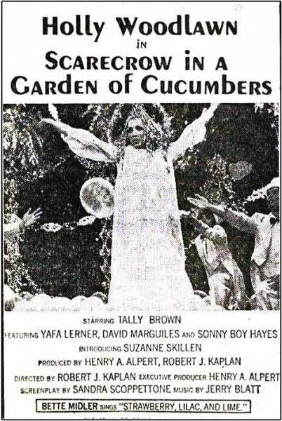BetteBack August 12, 1974: Scarecrow In A Garden Of Cucumbers (Music By Bette Midler)