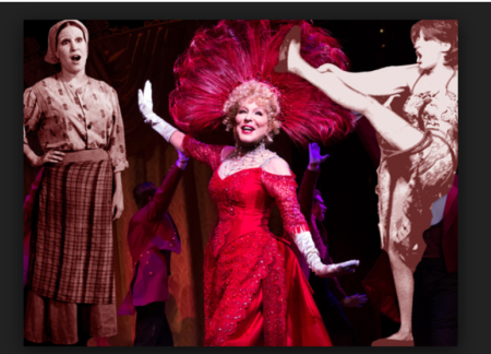 Bette Midler in some of her Broadway roles