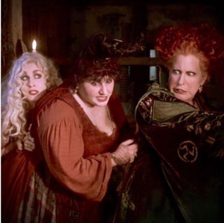 Hulaween 2018: Bette Midler. Kathy Najimy, and Sarah Jessica Parker in Hocus Pocus