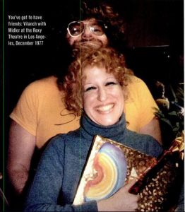 Bette Midler and Bruce Vilanch, 1977