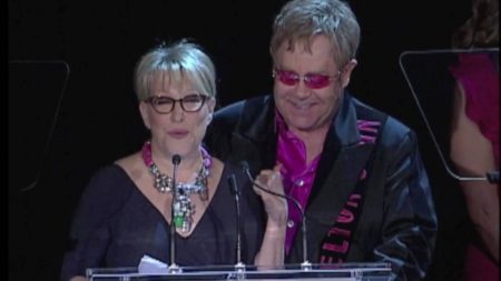 Bette Midler and Elton John