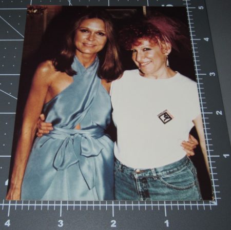 Bette with the real Gloria Steinem 1984