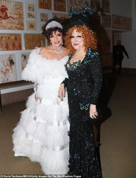 Oh My! Bette Midler and TV Camp Royalty, Joan Collins from Dynasty