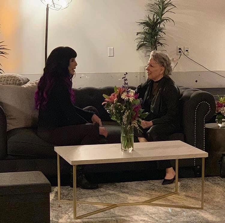 Photos & More: Bette Midler Meets With Cher Backstage At Barclays. It's Been A While (Thank you, Tommy Vance)