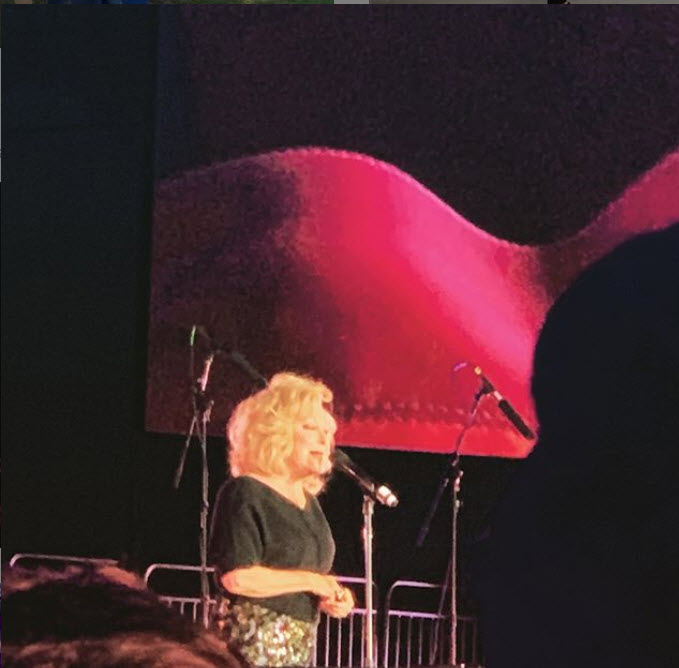 Bette Midler performs at NY World Pride