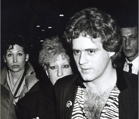 Chas Sanford and Bette Midler arriving at Woody Allen's 1979 New Year's Eve Party