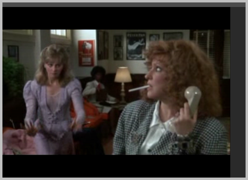 Shelley Long and Bette Midler in Outrageous Fortune