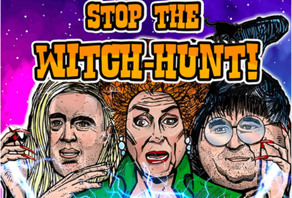 Trump's New Merch: "Stop the Witch Hunt Limited Edition Fine Art Poster"