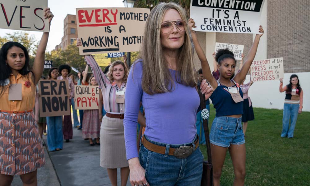 Julianne Moore as Gloria Steinem