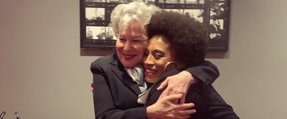 Bette Midler and Jenifer Lewis backstage after Jenifer's concert at Lincoln Center 2019