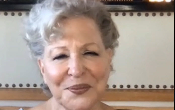 Bette Midler promoting The Glorias