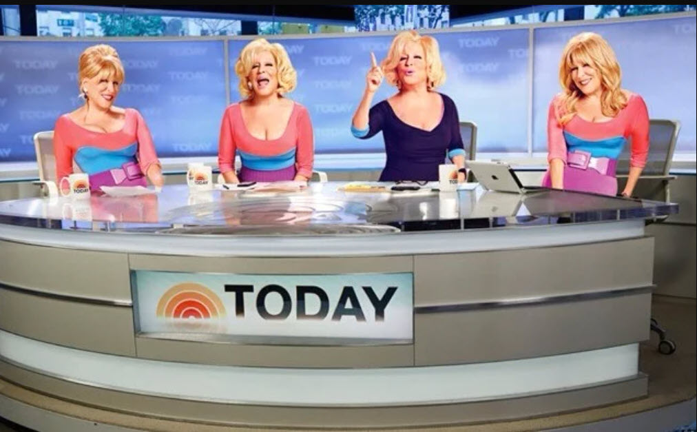 Bette Midler on the Today Show