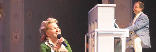 Bette Midler (Marc Shaiman on piano) sings The Rose at the end of Martin Short's 2006 Broadway musical, Fame Becomes Me