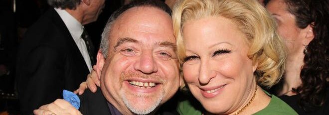 Marc Shaiman and Bette Midler Backstage at her hit play I'll Eat You Last