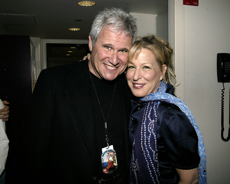 Bette Midler Honored Peter Morse at Parnelli Awards