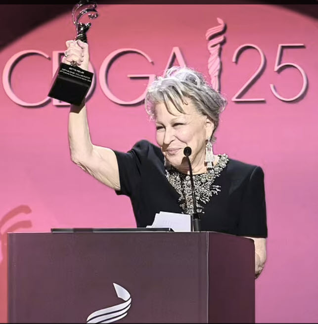 Bette Midler Accepts the CGA's Distinguished Collaborator Award