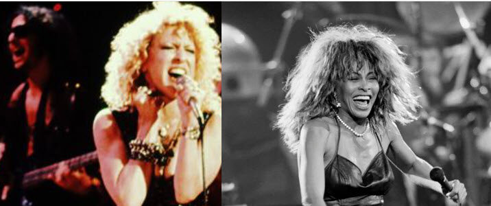 Bette Midler and Tina Turner