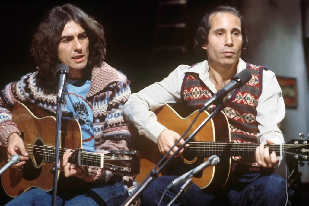 #GeorgeHarrison_PaulSimon