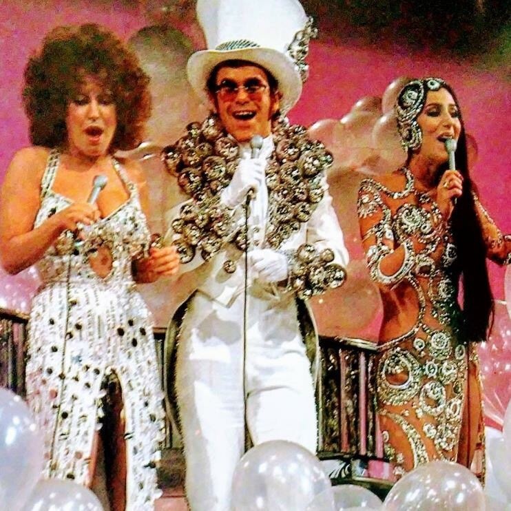 Bette Midler, Elton John, Cher