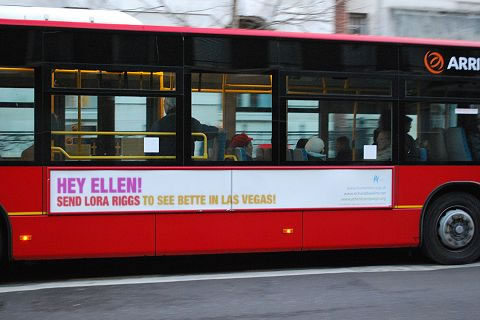 Lora Takes Her Campaign To See Bette To "The Ellen Show"
