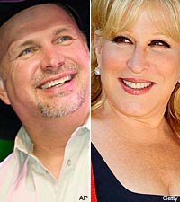 Bette And Garth: Mutual Admiration Society!