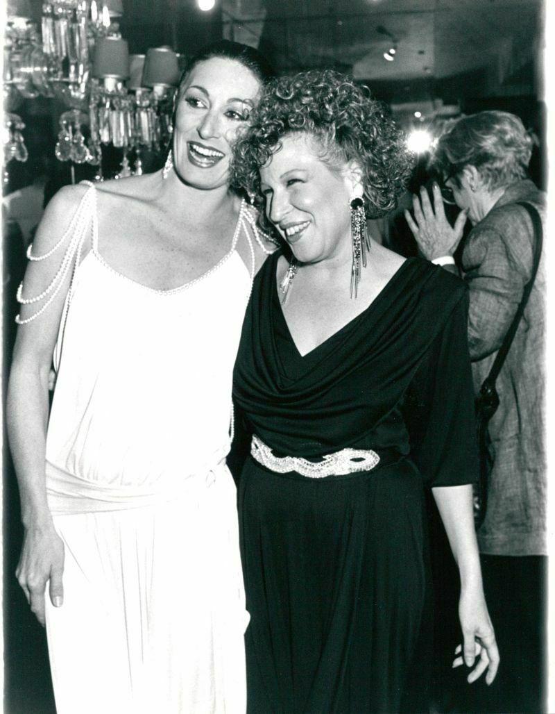 Bette Midler and Anjelica Huston - early 80;s