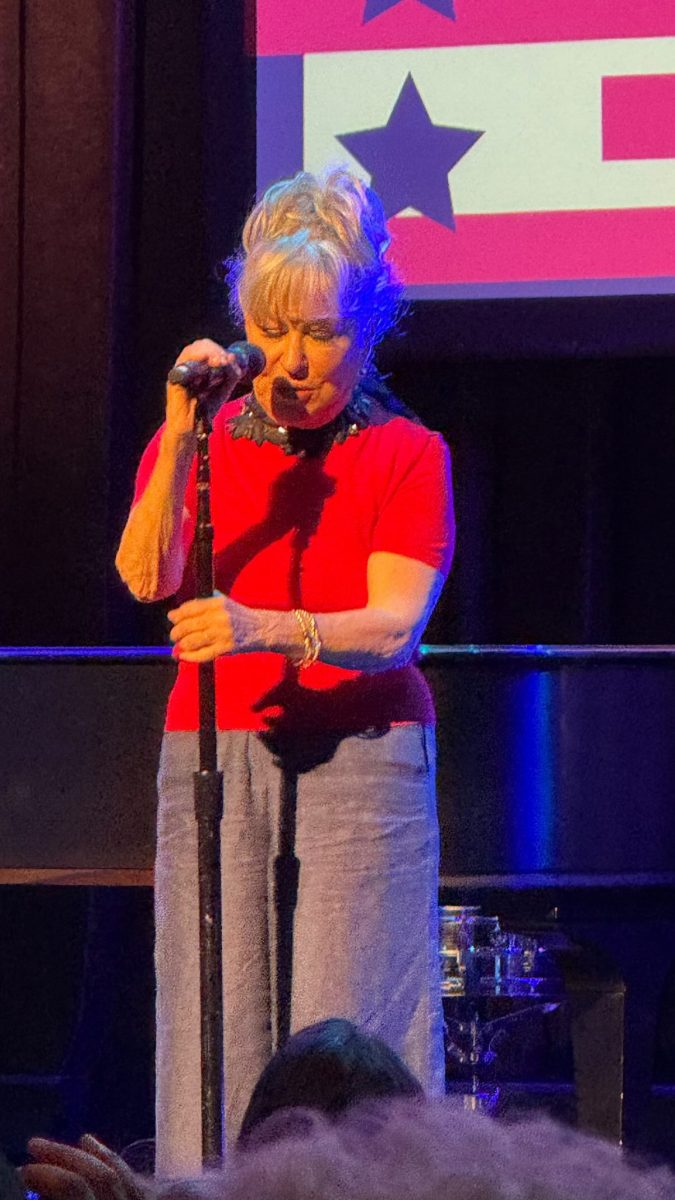 JUNE 14: Bette Midler performs onstage during Rise Up, Sing Out: A Concert for the First Amendment  on June 14, 2026 in New York City. 