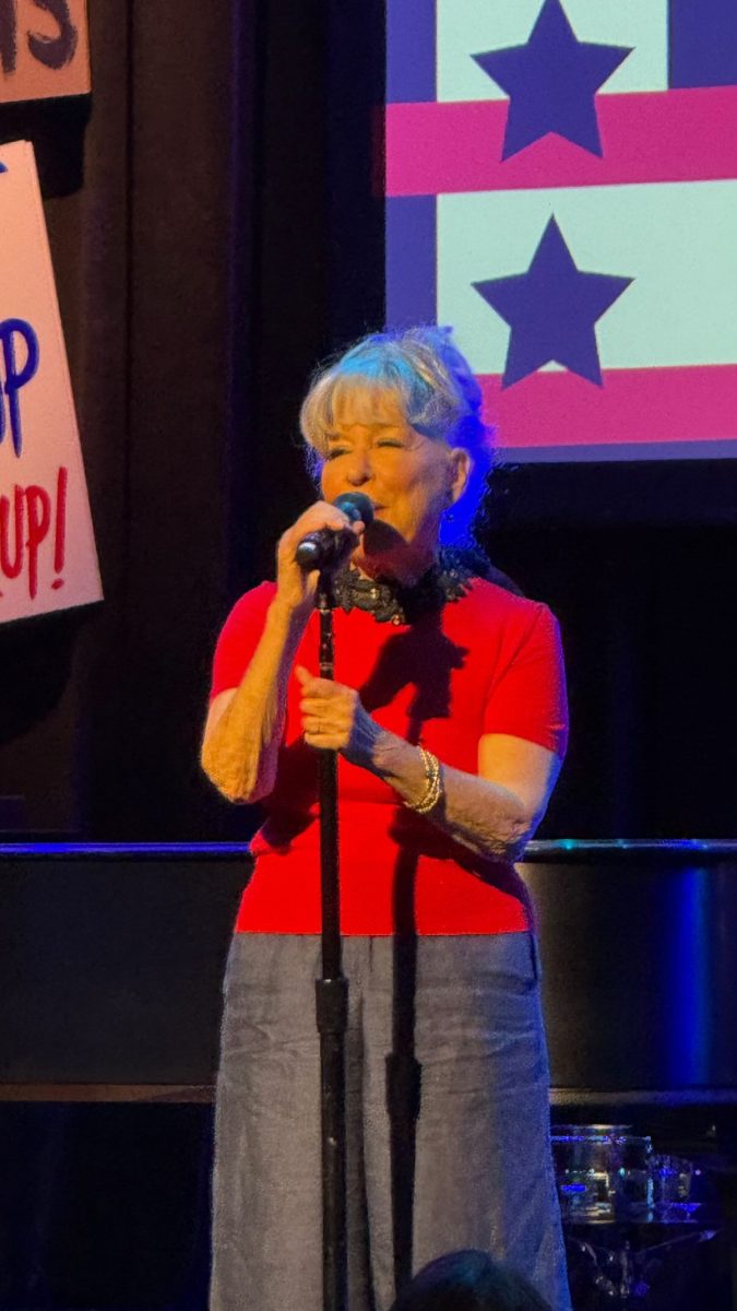 JUNE 14: Bette Midler performs onstage during Rise Up, Sing Out: A Concert for the First Amendment  on June 14, 2026 in New York City. 