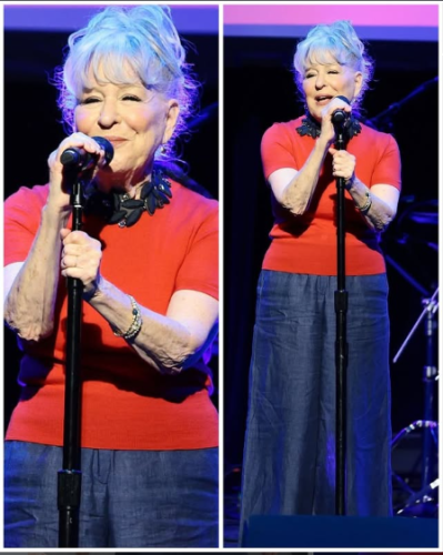 JUNE 14: Bette Midler performs onstage during Rise Up, Sing Out: A Concert for the First Amendment  on June 14, 2026 in New York City. 