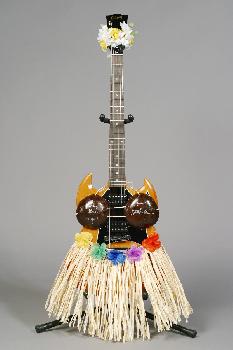 Bette Decorates Guitar For Breast Cancer